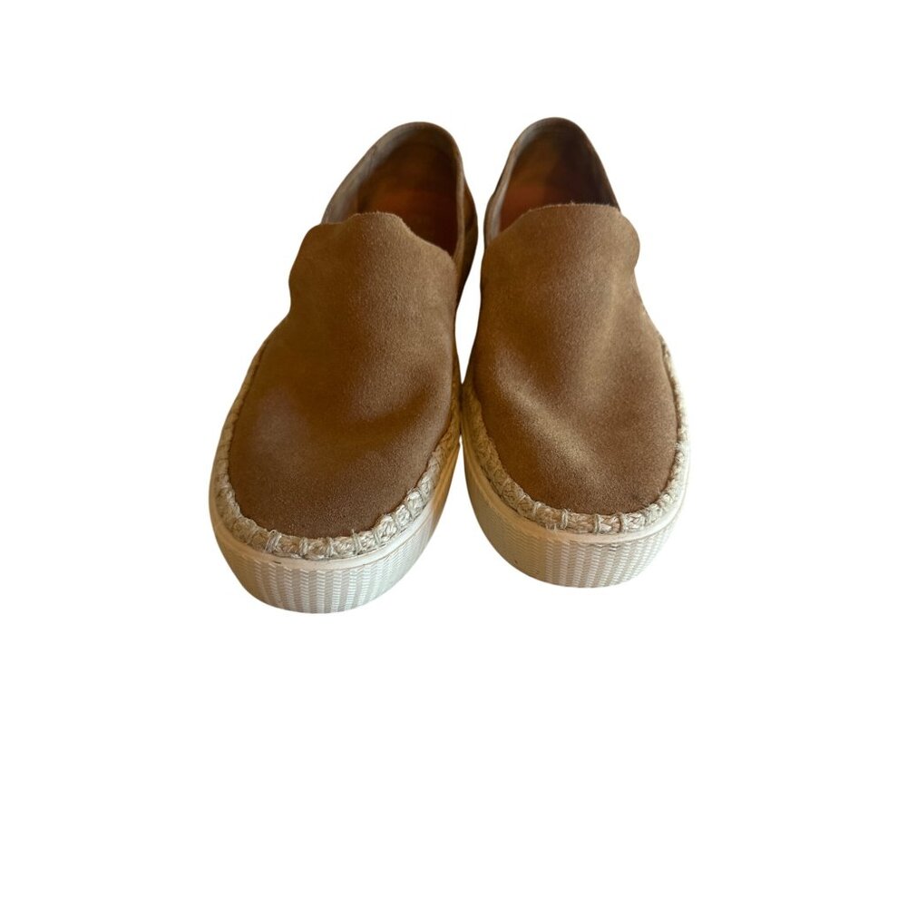 Toms Womens Suede Slip-On Shoes W8.5 Tan Casual